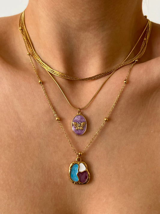POSIE BUTTERFLY NECKLACE